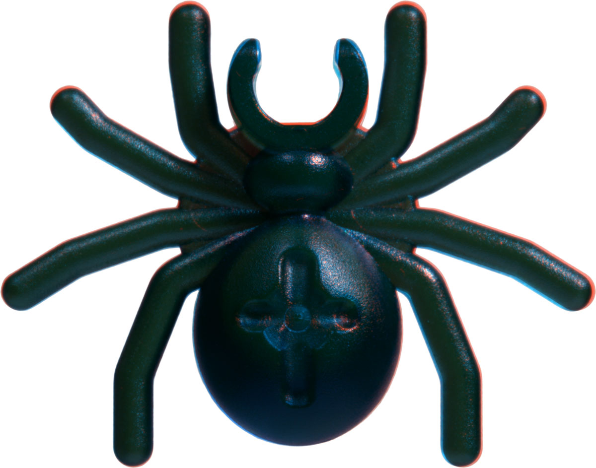 spiders overlaid image