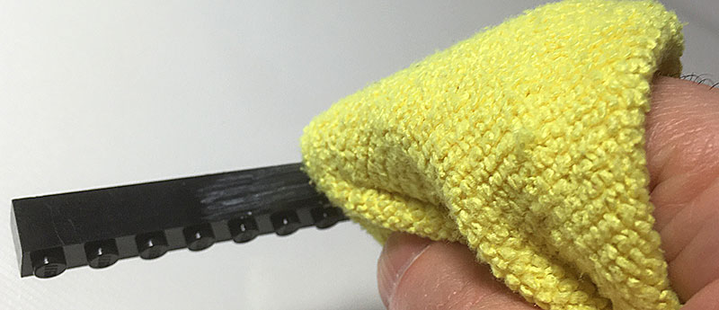 picture of brick being rubbed